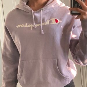 Lavender Champion Hoodie
